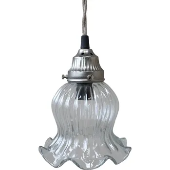 Závěsné ručně vyrobené světlo se skleněným stínidlem Sione - Ø 14*20cm/ E14 / 40W