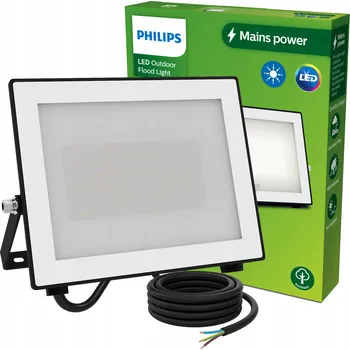 LED reflektor černý 50W 5400lm 5000K neutrální bílá IP65 Lois UE Philips