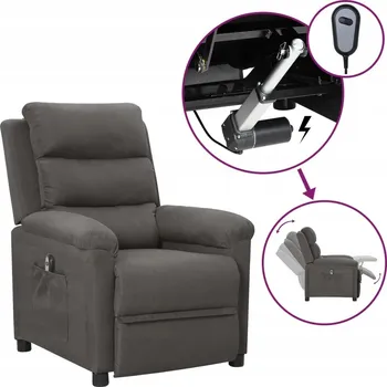 Křeslo Křeslo tradičního stylu VidaXL šedé