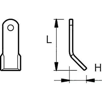 Pracovní nůž Nůž Y 38x104 mm
