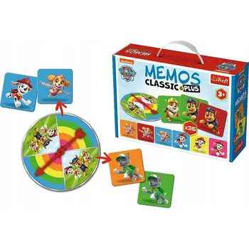Desková hra Společenská hra MEMO CLASSIC&PLUS Tlapková patrola EDUKAČNÍ SADA HRAČKY PRO DĚTI LOGICKÉ HRY HÁDANKY HRY PRO LOGICKÉ MYŠLENÍ EDUKAČNÍ HRY SADA Kukuryku