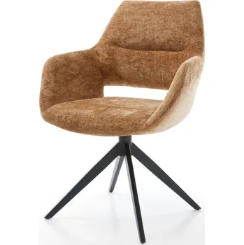 Jídelní židle Jídelní židle Yago-Flex s područkami žinylka rezavá křížová