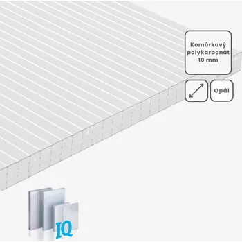 Polykarbonátová deska exolon Komůrkový polykarbonát 10 mm IQ RELAX Rozměr desky: 2100x2000mm