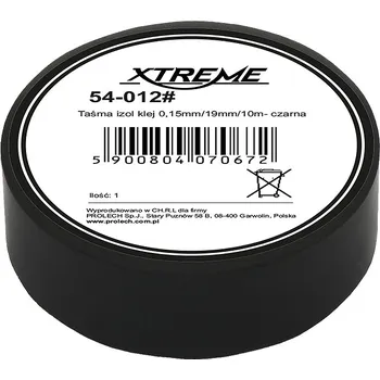 Izolační páska XTREME Izolační páska 0,15mm/19mm/10m- černá 54-012#