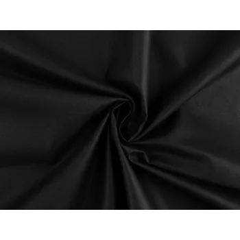 Bavlněná látka / plátno jednobarevná premium METRÁŽ - 9 (B85/001) černá