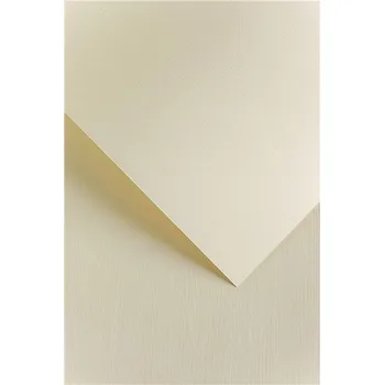 Barevný papír Galeria papieru Designový papír A4 Checked, 240 g, krémový, 20 ks