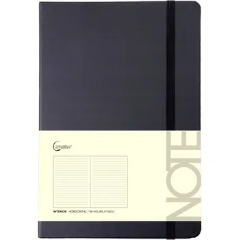 Notes A5 Cervantes odstíny žluté a zlaté