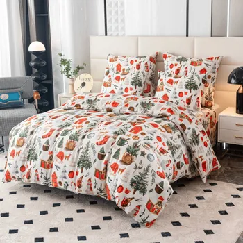 Povlečení Povlečení z mikrovlákna FESTIVE MAGIC bílé Rozměr povlečení: 2 ks 70 x 90 cm | 200 x 220 cm