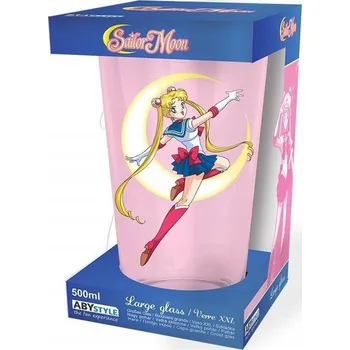 Hrnek sklo 400 ml Sailor Moon, Kouzelnice Měsíce