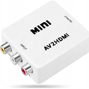 Bezpečnostní kamera ADAPTÉR KONVERTOR AV RCA CVBS CINCH NA HDMI 1080p Koanni