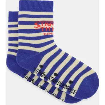 Dětské ponožky United Colors of Benetton modrá barva, 6AO3C7005 6AO3C7005.G.Seasonal 57X, vel. 30/34