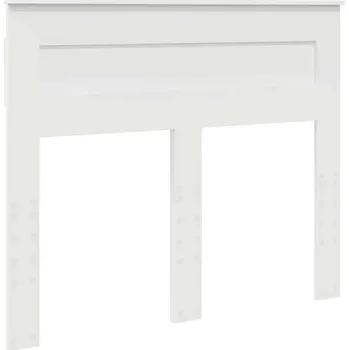 Čelo postele s čelo Bílá 120 cm Kompozitní dřevo