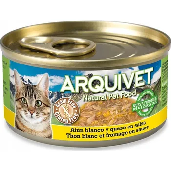 Krmivo pro kočku Arquivet Konzerva pro kočky s tuňákem a sýrem 80 g