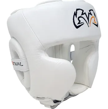 Chránič hlavy na box a bojový sport Boxerská helma Rival RHG2 Hybrid Headgear Barva: Bílá, Velikost: M