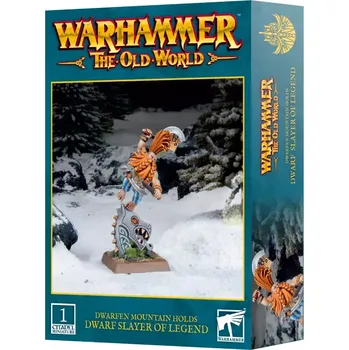 Příslušenství k deskovým hrám Warhammer: The Old World - Dwarf Slayer of Legend (English; NM)