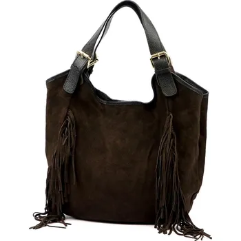 Kožená kabelka Luka hnědá KZ2258758