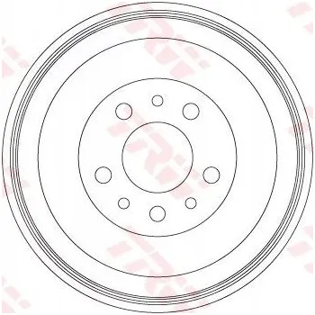 Zavěšení kol Brzdový buben TRW DB4563