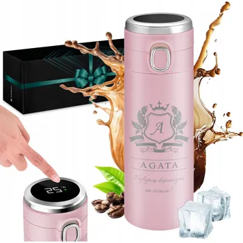 Termohrnek Termohrnek s gravírováním růžový 400ml Dárek pro učitele/pedagoga