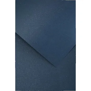 Barevný papír Galeria papieru Designový papír Mika A4, 240 g, metal.modrá, 100ks