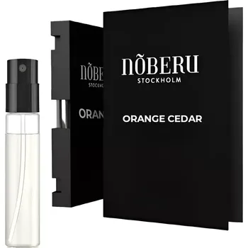 Pánský parfém Noberu Eau de Parfum Orange Cedar 2 ml - Vzorek parfému pro muže s dřevito-květinovou vůní