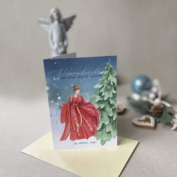 Vánoční přání Jsi hvězda - Otevírací přání (65 Kč)