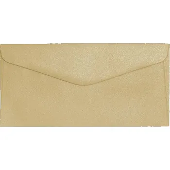 Kancelář Galeria papieru Ozd.obálky Pearl - DL/150 g, perleť, zlaté, 10 ks