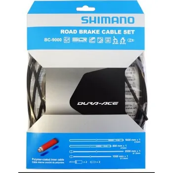 Lanko pro jízdní kolo Bovdeny brzd set Shimano Dura Ace 9000 černá