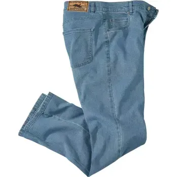 Pánské džíny Atlas For Men Modré strečové džíny, Modrá, Velikost 56 E3147