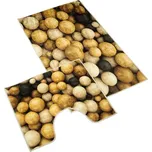 Bellatex Koupelnová 3D souprava s výkrojem 60 x 100, 60 x 50 cm