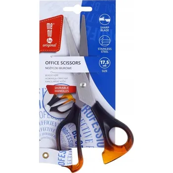 Kancelářské nůžky Školní potřeby Nůžky jantarové 17,5 MemoBe