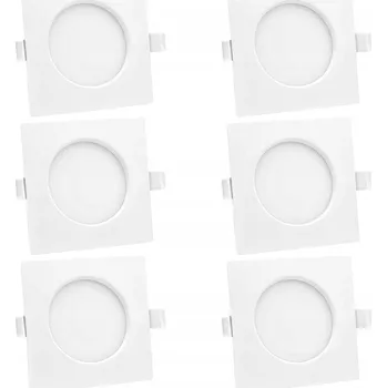 Kwadratowy reflektor sufitowy Lumare, szary