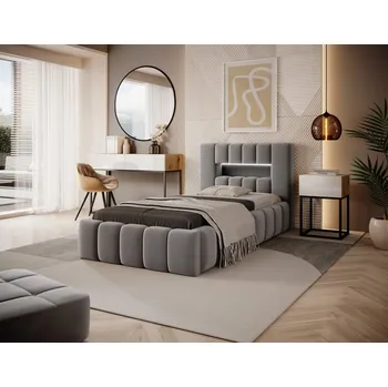 Postel Postel Lamica 90x200 + Kovový rám/plynový výtah/kontejner