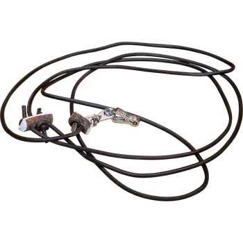 Vodítko pro psa Zubíček Tenké vypouštěcí vodítko z kulaté kůže o průměru 4 mm Barva: hnědá, Varianta: 4 mm