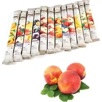 Speciální výživa Nara-natur Broskev ovocná trubička SLAZENÁ - vynikající osvěžující tyčinka ze 100% broskvové šťávy přislazená 140gr