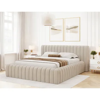 Postel Carilla postel + kovový rám/plynový píst/kontejner 180x200