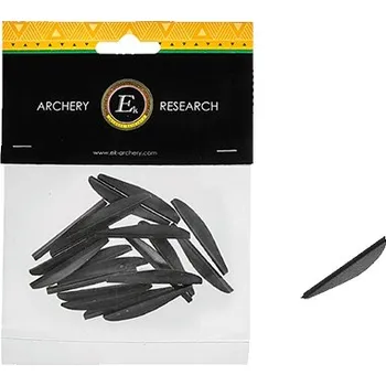 Lukostřelba EK Archery Plastová letka 1,8" (20ks černá) Barva: Černá