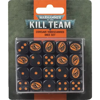 Příslušenství k deskovým hrám Warhammer 40K Kill Team - Dice Set: Corsair Voidscarred (English; NM)