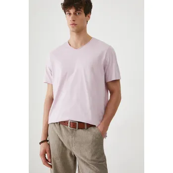 Bavlněné tričko Medicine pánské, fialová barva RS25.TSM091 04X, vel. XL