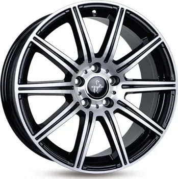 Alu kolo KESKIN Alu Kola Keskin Kt16 8X18 5X112 ET45 Black Front Polish 66.6
