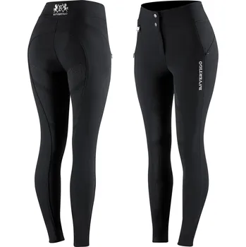 Jezdecké oblečení B Vertigo Dámské jezdecké zimní TERMO legíny s gripem Justine Barva: Černá, Velikost: 40