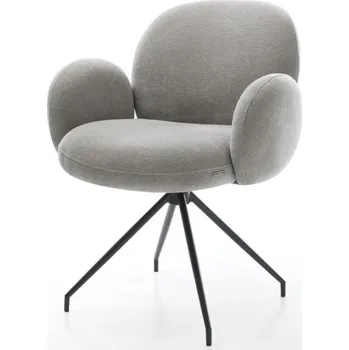 Jídelní židle Jídelní židle Nube-Flex s područkami potahová látka Měkký šedá