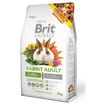 Krmivo pro hlodavce Brit Animals Rabbit Adult Complete 3kg