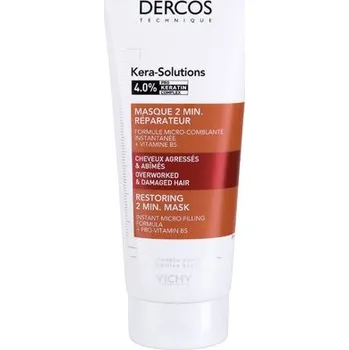Vlasová regenerace Vichy Dercos Kera-Solutions Restoring 2 Min. Mask - Maska pro obnovu poškozených vlasů 200 ml