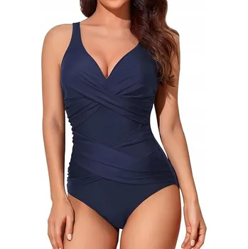 Dámské plavky Smismivo jednodílné plavky modré barvy, velikost XL