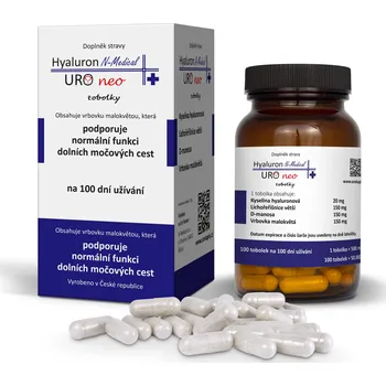 Hyaluron N-Medical URO neo - 100 tobolek přispívá k normální funkci dolních močových cest
