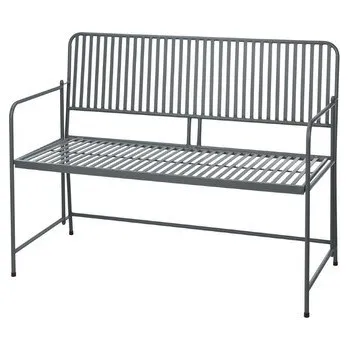 Zahradní lavice PROGARDEN Zahradní lavice BISTRO 118 cm antracit KO-X71000570