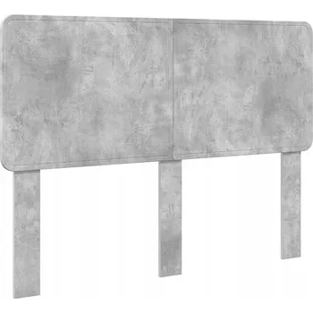 Čelo postele s čelo Betonově šedá 150 cm Kompozitní dřevo