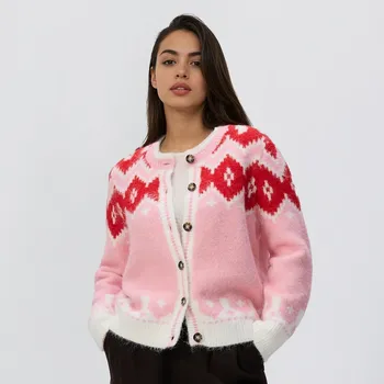 Dámský svetr Reserved - Svetr se vzorem - vícebarevná - 474HH-MLC - 474HH-MLC-M