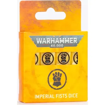 Příslušenství k deskovým hrám Warhammer 40k - Dice Set: Imperial Fists (English; NM)