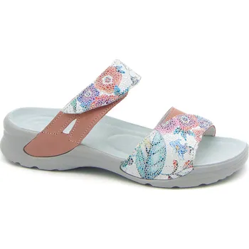 Dámská obuv MEDISTYLE dámská zdravotní pantofel DANA potisk Barva: Růžová-potisk, Velikost EU: 40